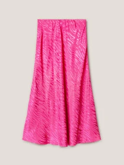 Gonna Midi In Raso Jacquard Fantasia Zebrata -TraumKleid Verkäufe 1036W000404N019 09S high res