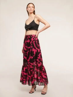 Gonna Lunga Estiva Fantasia Floreale -TraumKleid Verkäufe 1050W000457N0S9 08I high res