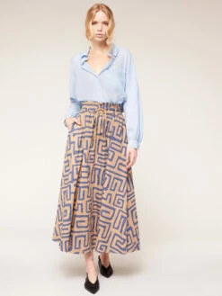 Gonna Midi A Ruota Fantasia Geometrica -TraumKleid Verkäufe 1062W000479N0Z4 05I high res