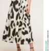 Gonna Lunga In Cotone Stampa Animalier -TraumKleid Verkäufe 1077W000439N0S1 02I high res