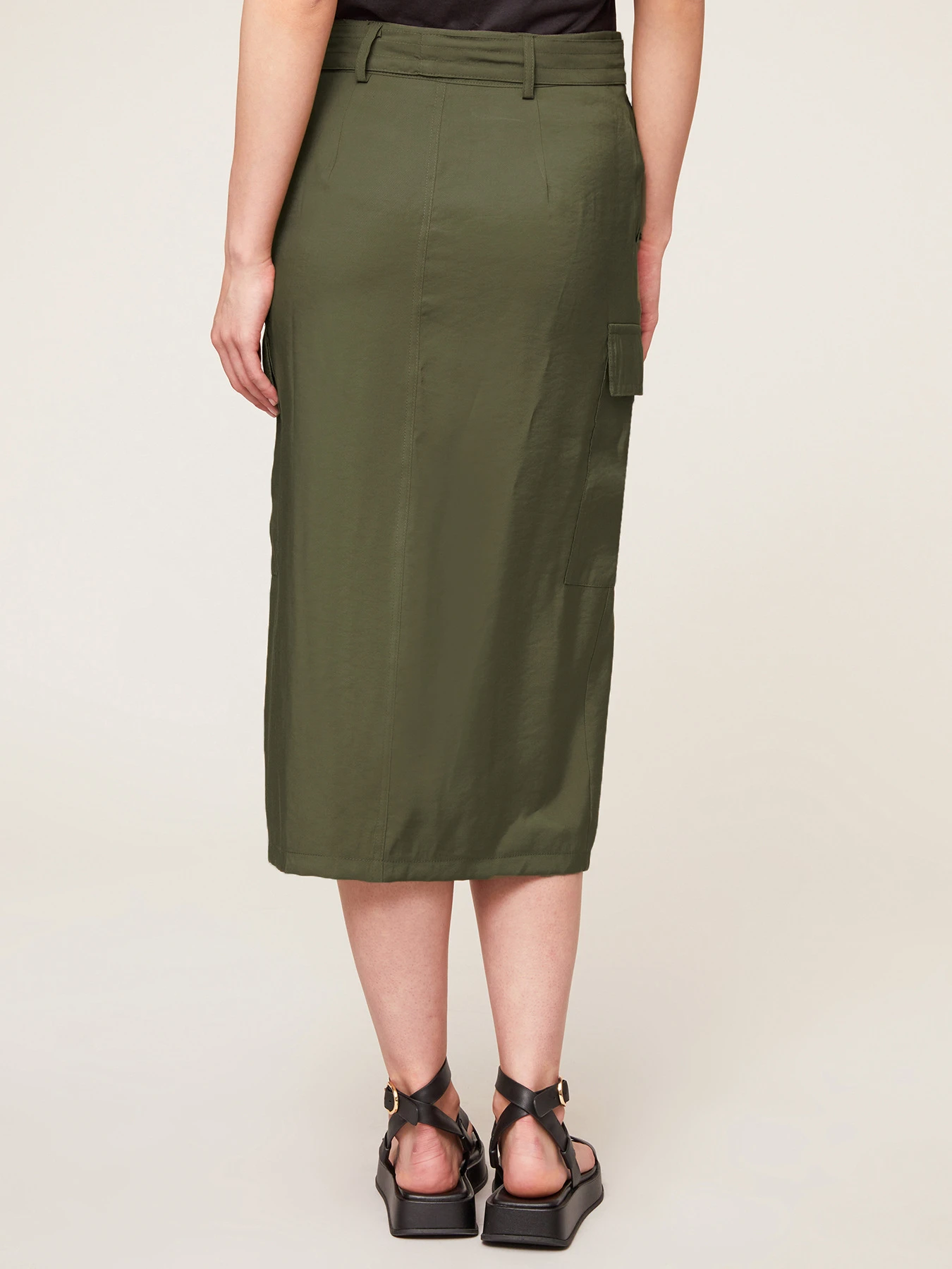 Gonna Longuette Con Tasche Tipo Cargo 4 Gonna Longuette Con Tasche Tipo Cargo – Bild 2