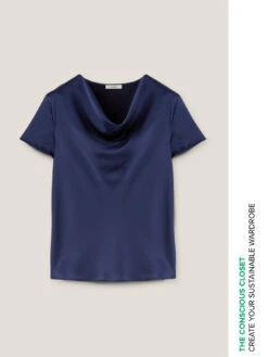 Blusa In Raso Con Scollo Drappeggiato -TraumKleid Verkäufe 2475Q001449N034 08S high res