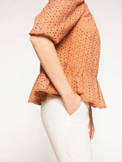 Blusa Con Maniche A Palloncino In Sangallo -TraumKleid Verkäufe 2543W000244N028 06I high res