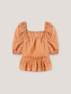 Blusa Con Maniche A Palloncino In Sangallo -TraumKleid Verkäufe 2543W000244N028 08S high res