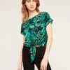 Blusa Con Nodo Fantasia Jungle