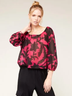 Blusa Estiva Fantasia Floreale