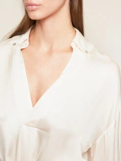 Camicia Over In Raso Di Viscosa -TraumKleid Verkäufe 51126000012N021 06I high res