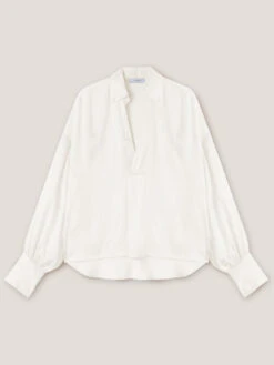 Camicia Over In Raso Di Viscosa -TraumKleid Verkäufe 51126000012N021 09S high res