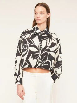 Camicia Corta Fantasia Floreale