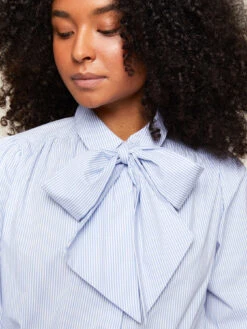 Camicia A Righe Con Fiocco -TraumKleid Verkäufe 5465Q400424N0S1 08I high res