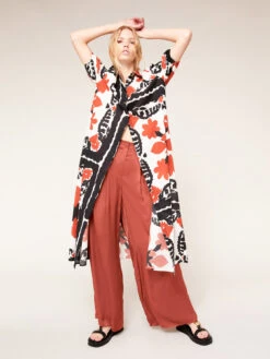 Vestito Chemisier Over Fantasia Floreale 9 Vestito Chemisier Over Fantasia Floreale -TraumKleid Verkäufe 7052W000842N0S1 05I high res