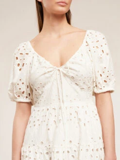 Vestito A Balze In Pizzo Sangallo -TraumKleid Verkäufe 7140Q002167N011 06I high res