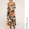 Vestito Chemisier Stampa Etnica