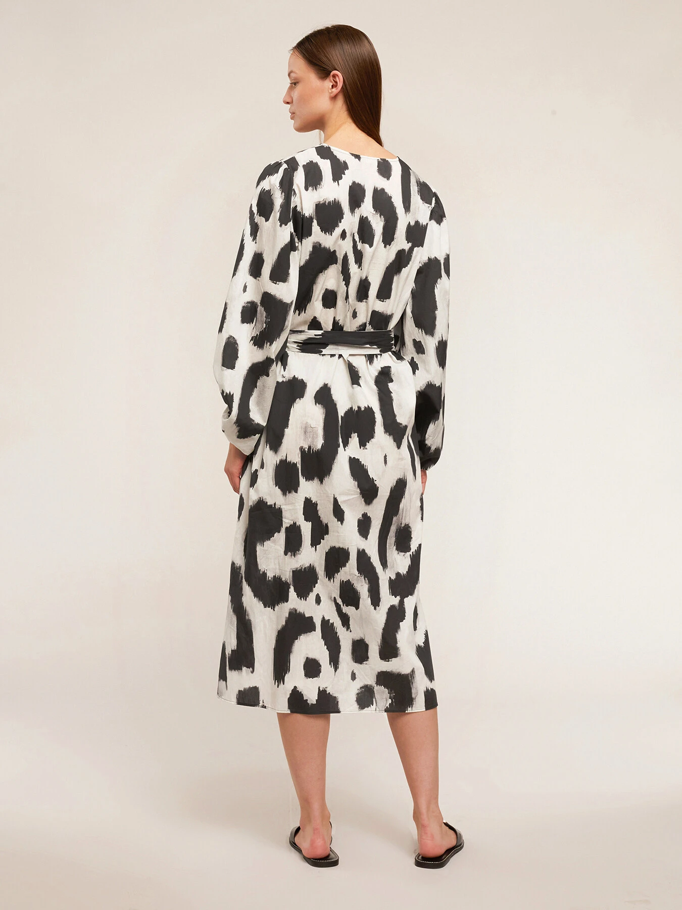 Maxi Vestito Estivo Fantasia Maculata 4 Maxi Vestito Estivo Fantasia Maculata – Bild 2