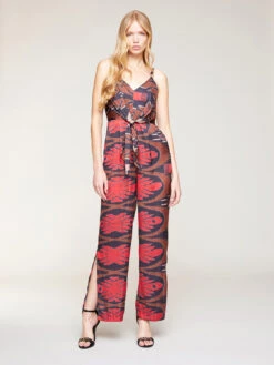 Tuta Lunga In Raso Fantasia Etnica -TraumKleid Verkäufe 7210Q002251N0V7 06I high res