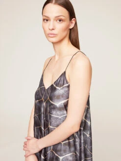 Vestito Over In Raso Fantasia Astratta -TraumKleid Verkäufe 72136000045N0R2 06I high res