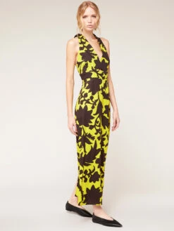 Vestito Lungo Con Scollo Posteriore In Fantasia -TraumKleid Verkäufe 7292Q002346N0V2 05I high res