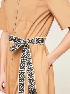 Vestito Chemisier Con Cintura In Gros Grain -TraumKleid Verkäufe 7388Q002099N012 06I high res