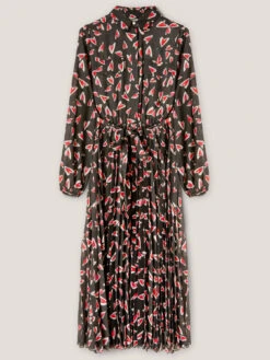 Vestito Midi In Georgette Fantasia Cuori -TraumKleid Verkäufe 7569Q002026N0Z3 11S high res