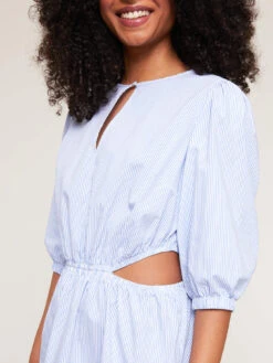 Vestito Corto In Popeline Motivo Cut-out -TraumKleid Verkäufe 7583W000737N0R4 06I high res