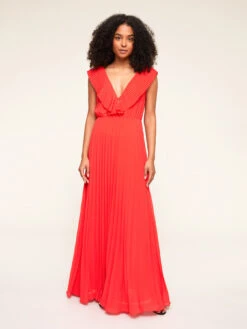 Vestito Lungo Plissé