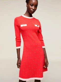 Vestito In Maglia E Ricamo Di Pietre -TraumKleid Verkäufe 76206000037N016 08I high res