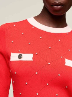 Vestito In Maglia E Ricamo Di Pietre -TraumKleid Verkäufe 76206000037N016 11I high res