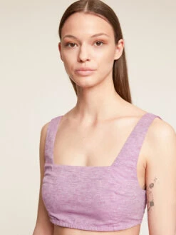 Top Corto Brassiere In Cotone Lino -TraumKleid Verkäufe D631Q000282N009 06I high res