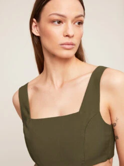 Top Corto Brassiere In Viscosa -TraumKleid Verkäufe D631Q100289N035 06I high res