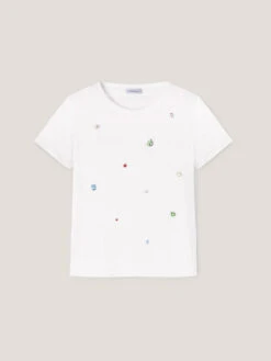 T-shirt Con Pietre Colorate -TraumKleid Verkäufe G0686000130N011 08S high res