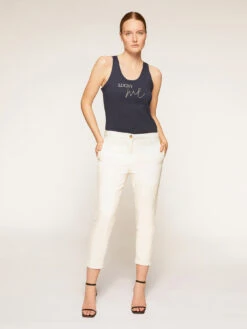 Top In Cotone Con Scritta -TraumKleid Verkäufe G196W002351N0H4 08I high res