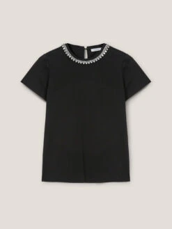 T-shirt Con Ricamo Di Pietre -TraumKleid Verkäufe G316W102553N033 11S high res