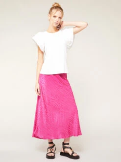 T-shirt Con Maniche A Rouches