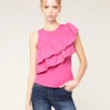 Top In Jersey Con Rouches -TraumKleid Verkäufe G364W002614N019 01I high res