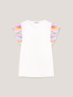 T-shirt Con Maniche A Volant Fantasia A Righe -TraumKleid Verkäufe G385W002637N011 08S high res