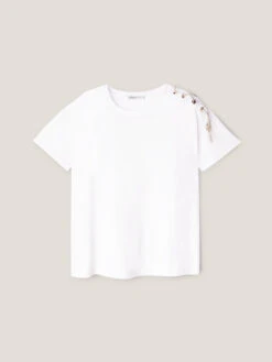 T-shirt Over Con Occhielli -TraumKleid Verkäufe G423W102743N011 08S high res