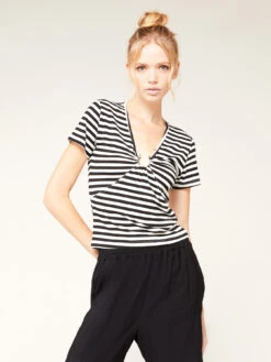 T-shirt Maniche Corte Fantasia A Righe -TraumKleid Verkäufe G437W102725N0S1 05I high res