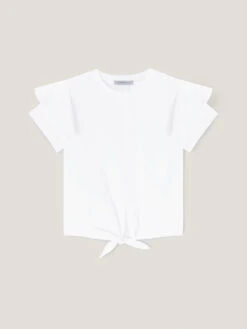 T-shirt Bimaterica Con Nodo -TraumKleid Verkäufe G447W002734N011 09S high res