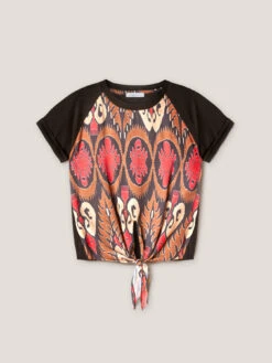 T-shirt Con Nodo Fantasia Etnica -TraumKleid Verkäufe G448W002735N033 08S high res