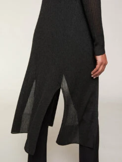 Cardigan Lungo In Maglia A Coste Lurex -TraumKleid Verkäufe M9136000229N033 08I high res