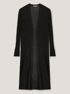 Cardigan Lungo In Maglia A Coste Lurex -TraumKleid Verkäufe M9136000229N033 11S high res