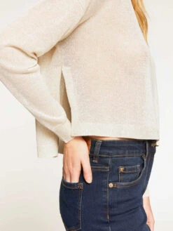 Maglia Over Lurex -TraumKleid Verkäufe M9336000230N021 08I high res