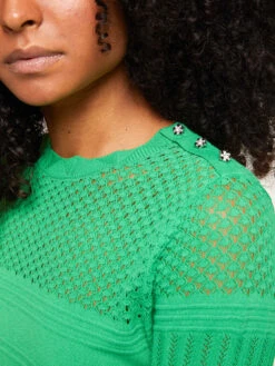 Maglia Girocollo Traforata -TraumKleid Verkäufe M9386000240N015 08I high res