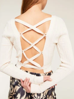 Cardigan Corto Con Chiusura Posteriore -TraumKleid Verkäufe M9506000244N002 08I high res