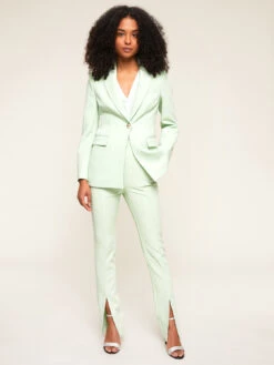 Pantaloni Regular Con Spacco