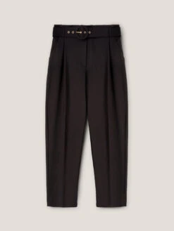 Pantaloni A Vita Alta Con Cintura -TraumKleid Verkäufe P061Q002581N033 08S high res