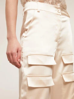 Pantaloni Cargo In Raso -TraumKleid Verkäufe P129Q002767N021 06I high res