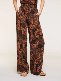 Pantaloni Palazzo Fluidi Fantasia Cashmere -TraumKleid Verkäufe P218W000460N0V7 06I high res