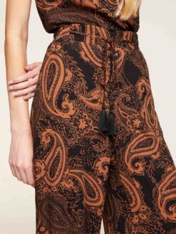 Pantaloni Palazzo Fluidi Fantasia Cashmere -TraumKleid Verkäufe P218W000460N0V7 08I high res