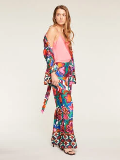 Pantaloni Larghi Fluidi Fantasia Floreale -TraumKleid Verkäufe P230Q002689N0V6 08I high res